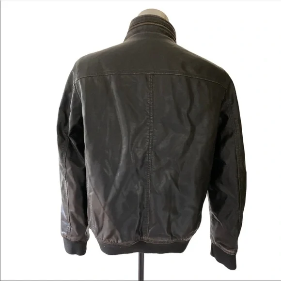 levi's faux leather & faux shearling bomber jacket - Picture 3 of 7